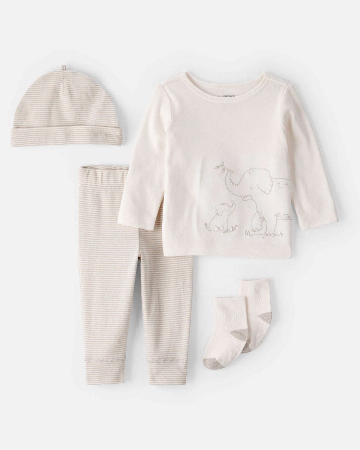 Baby 4-Piece Elephant Outfit Set