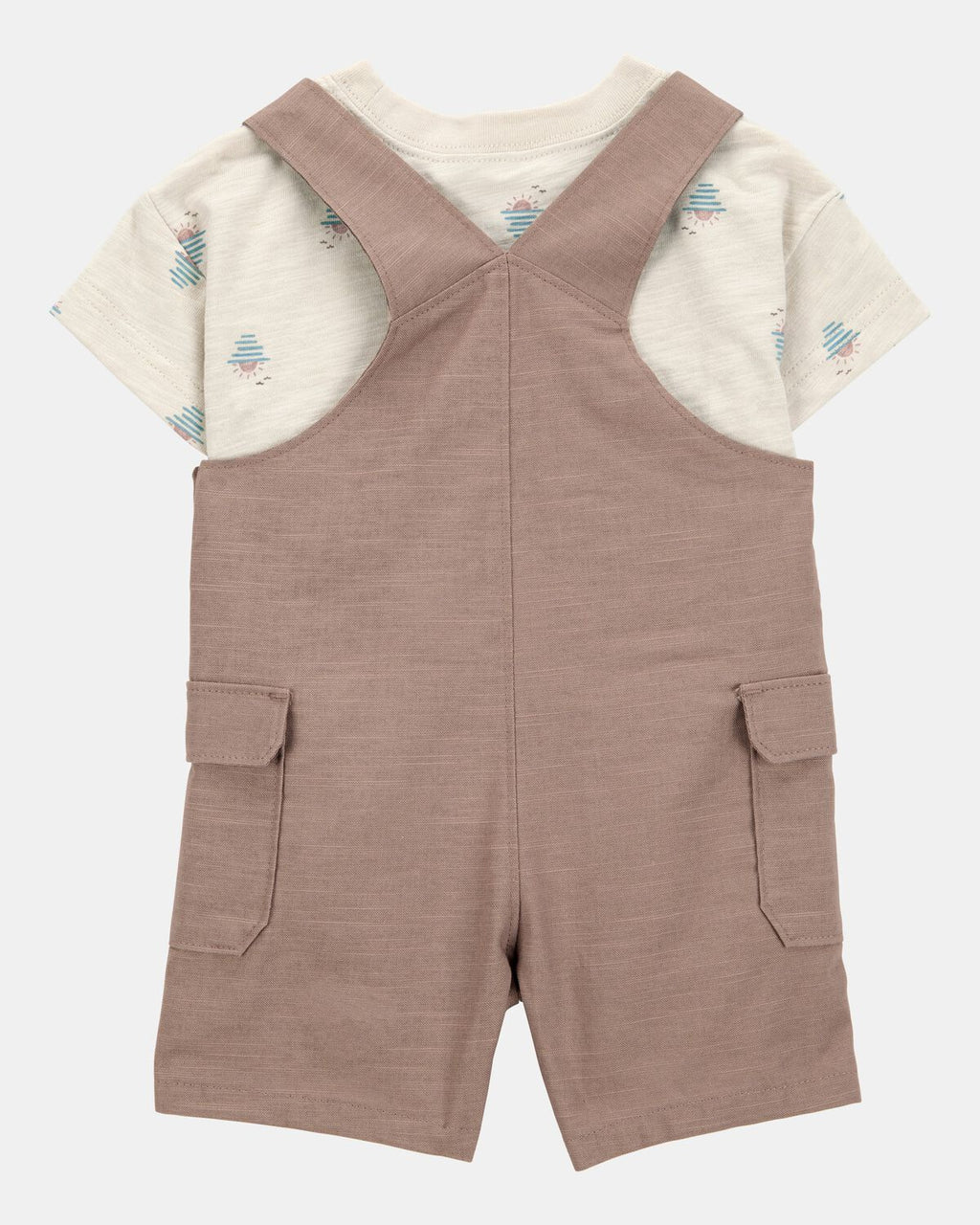 Baby Boy 2-Piece Sunset Tee & Shortall Set