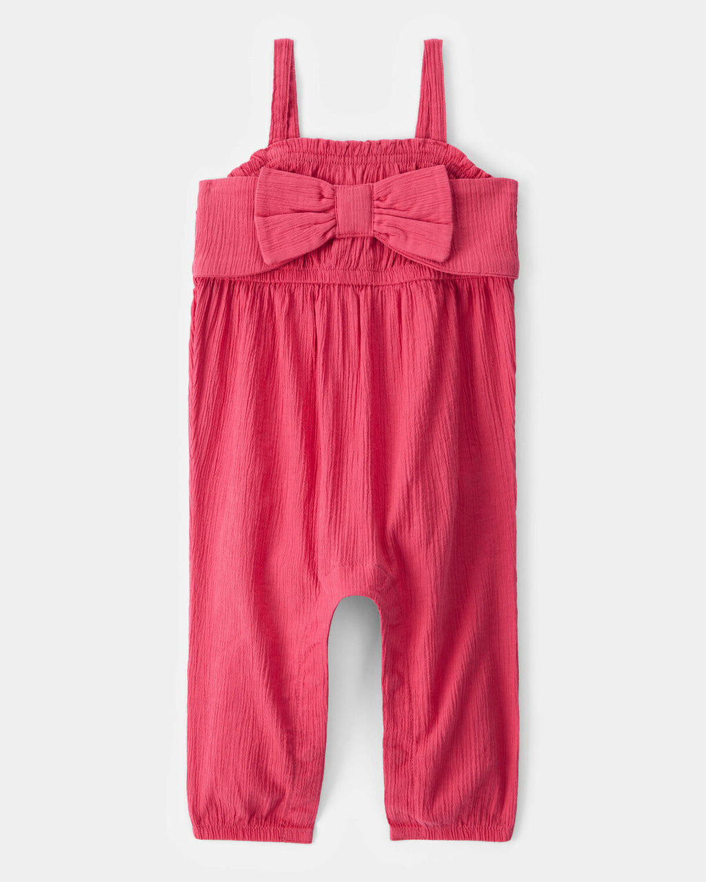 Baby Bow Gauze Jumpsuit