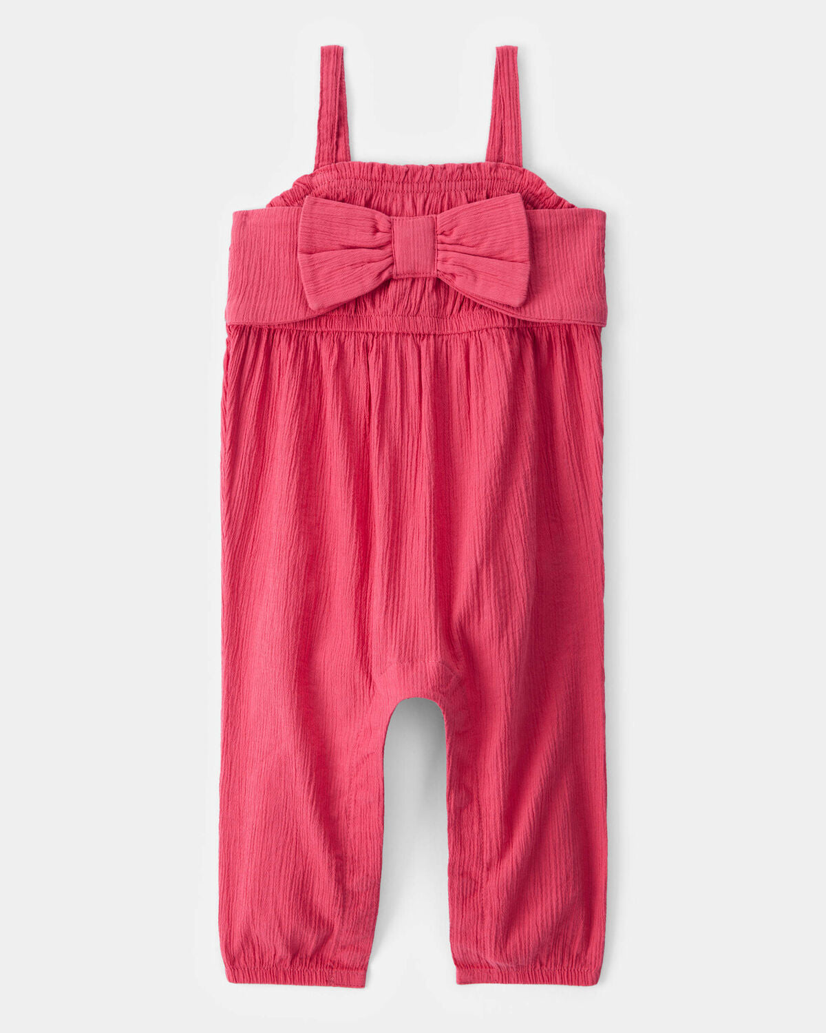 Baby Bow Gauze Jumpsuit