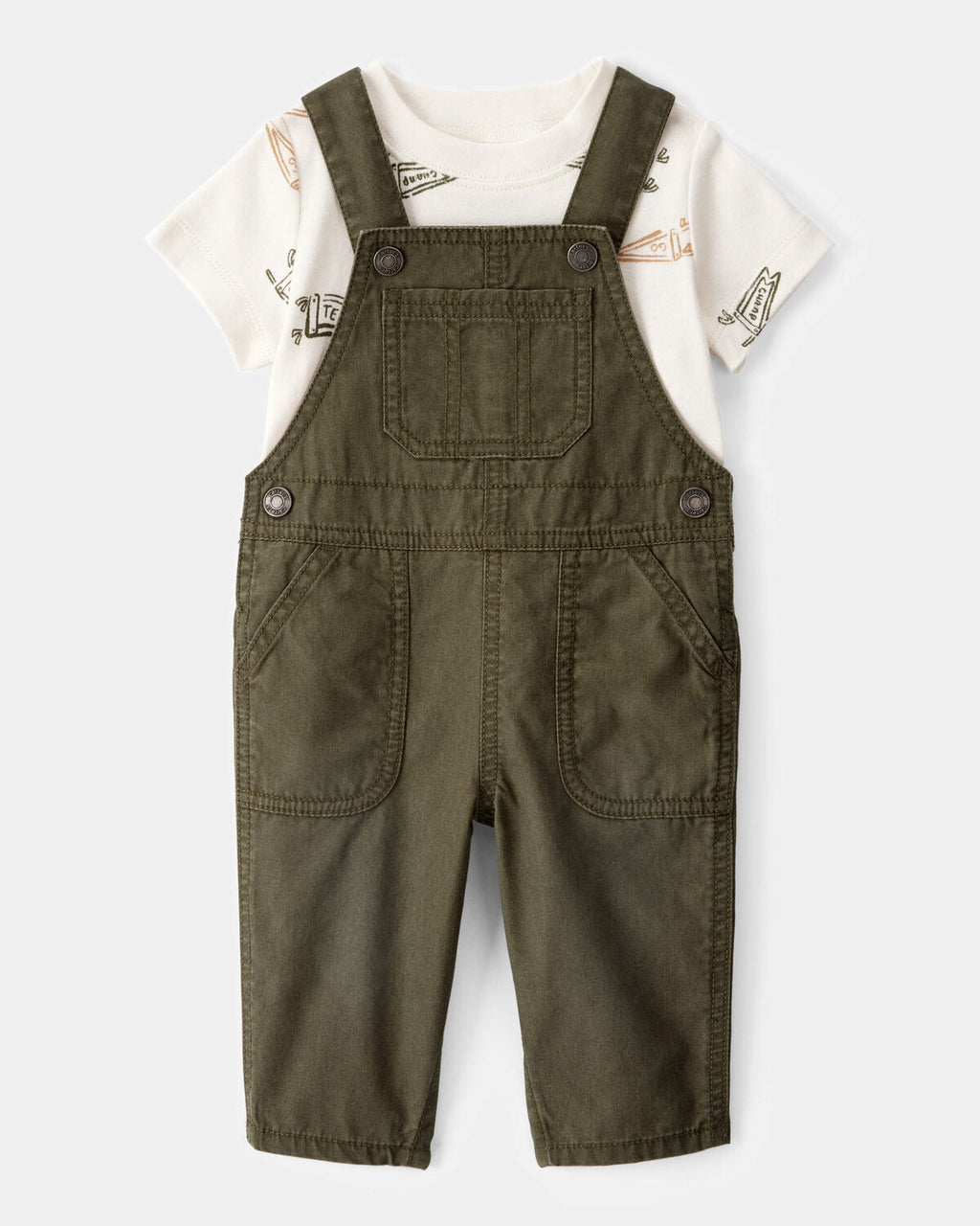 Baby 2-Piece Team Champ Tee & Overall Set