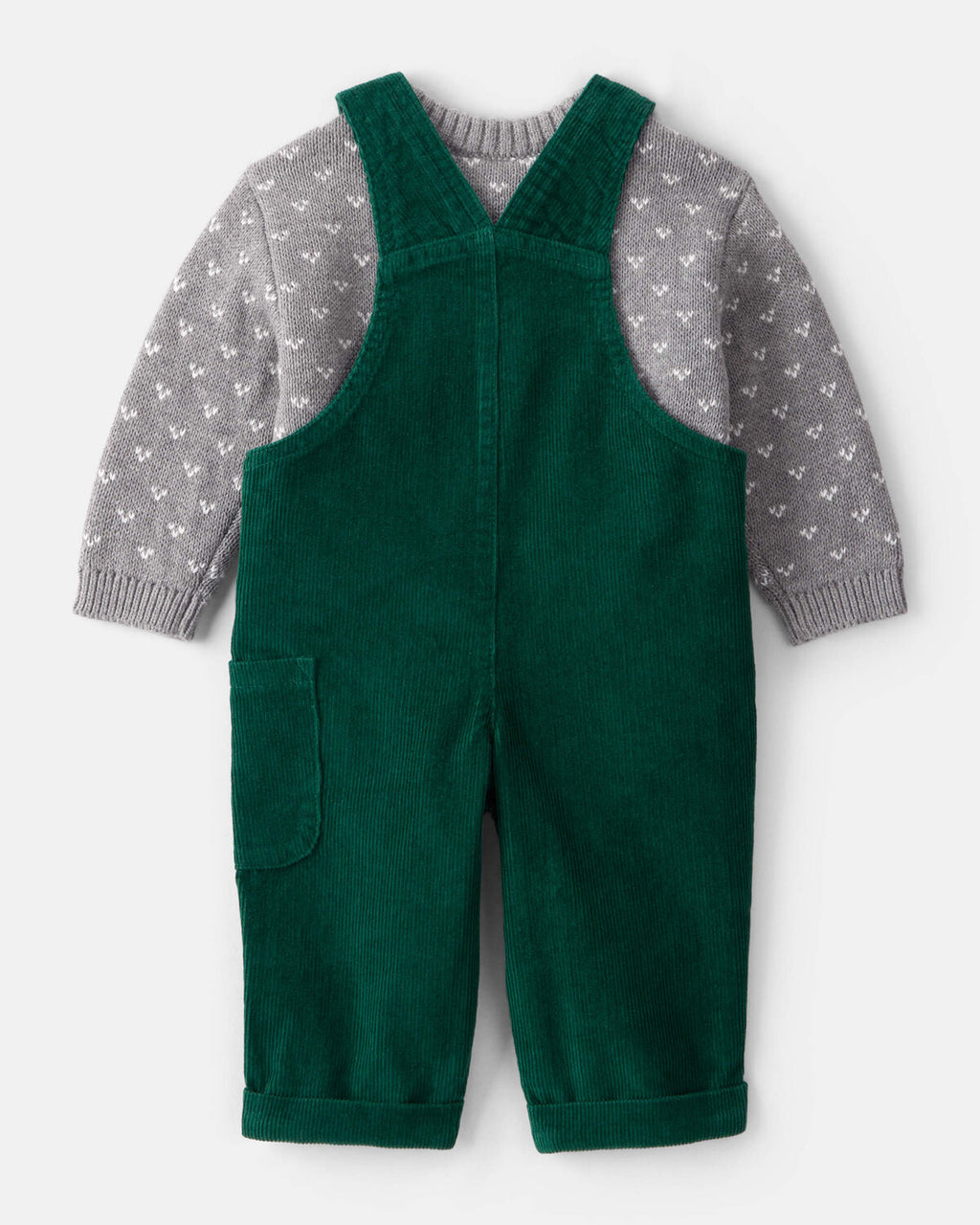 Baby Boy 2-Piece Sweater & Overall Set