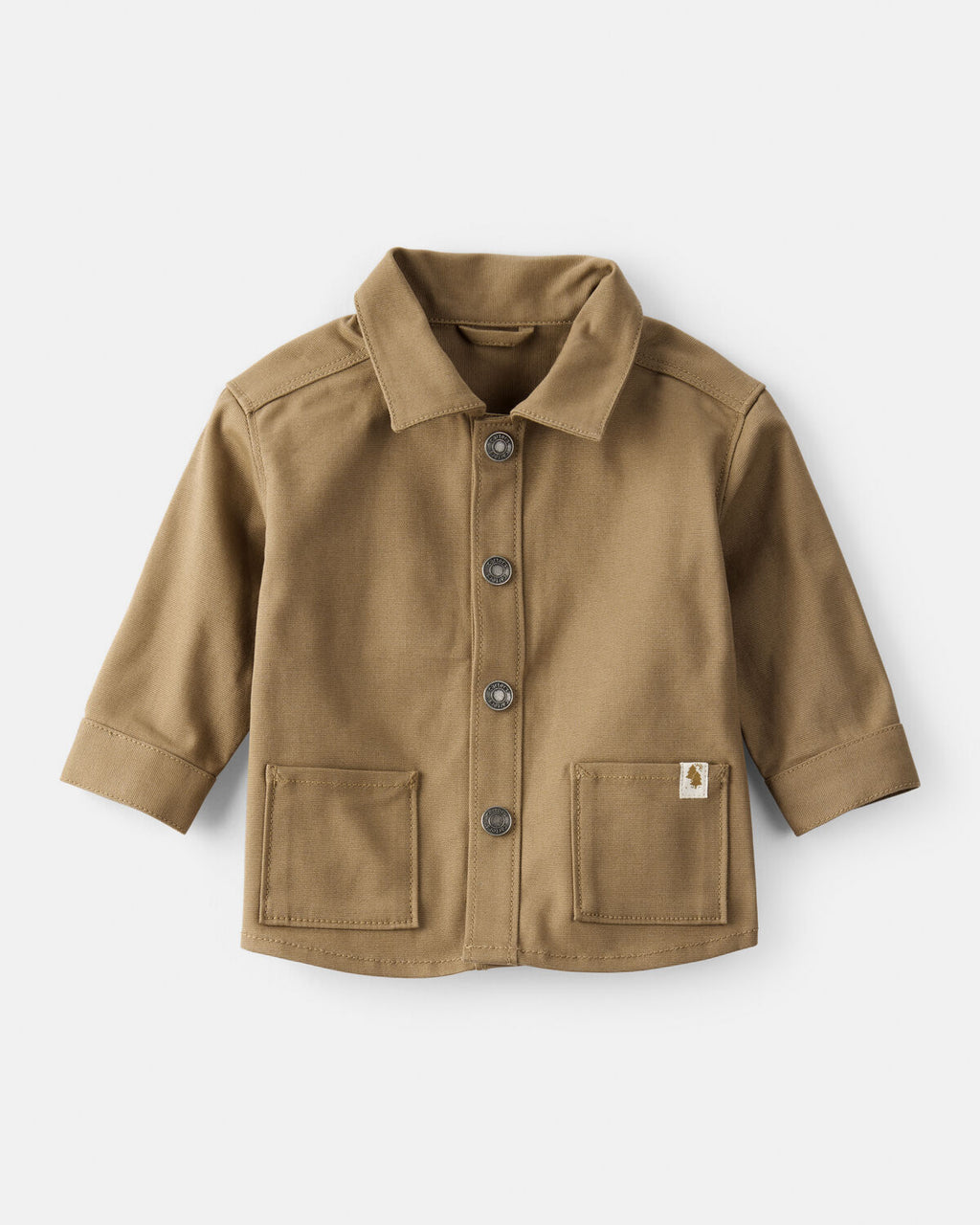 Baby Boy Canvas Long-Sleeve Fashion Jacket