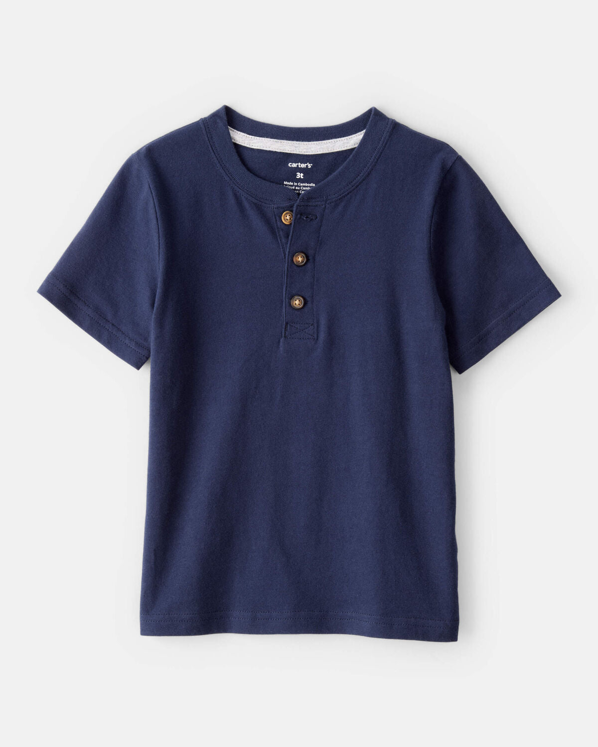 Toddler Boy Short-Sleeve Henley Tee