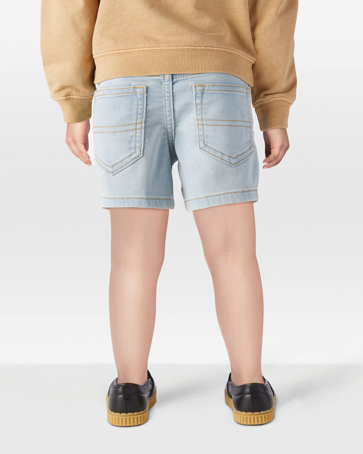 Toddler Pull-On Denim Shorts