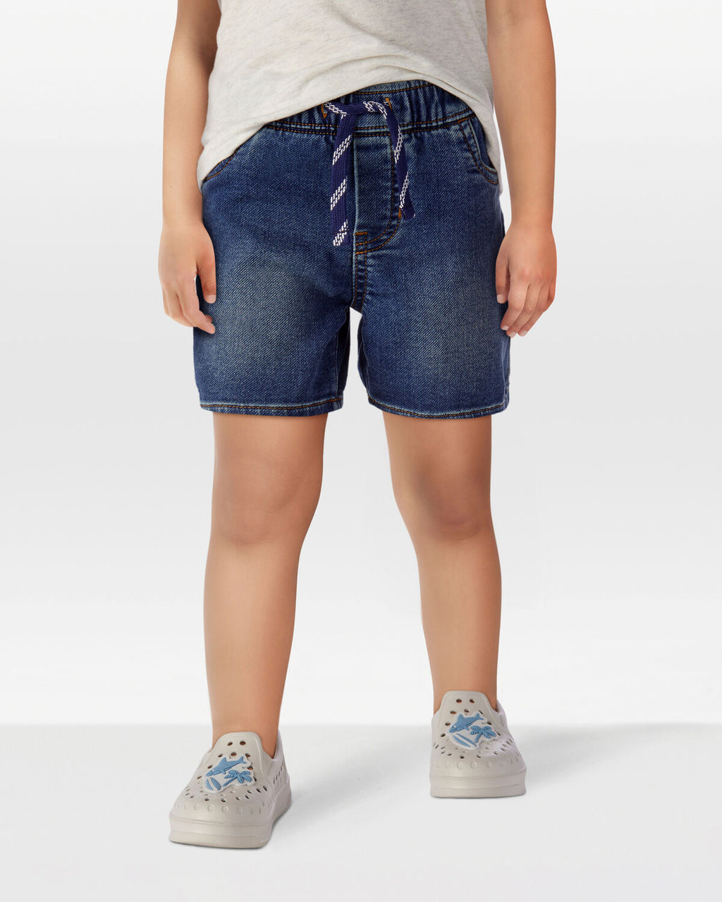 Toddler Pull-On Denim Shorts