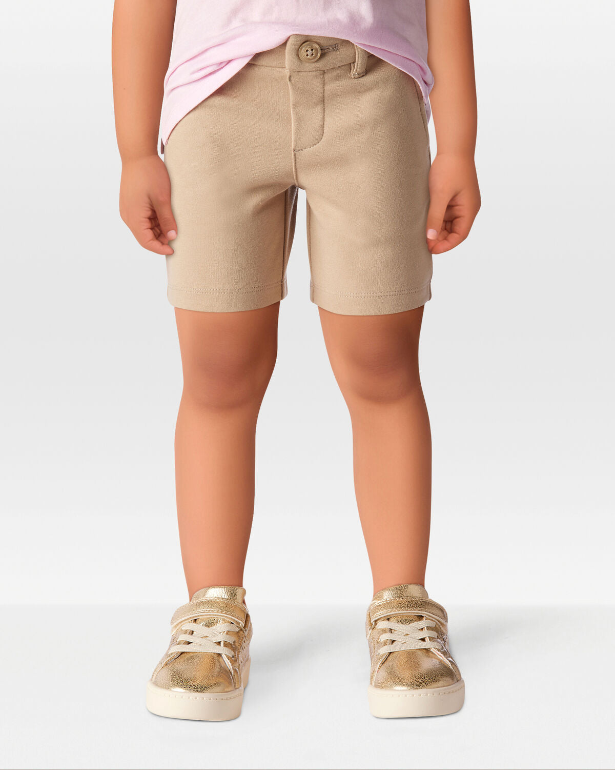 Toddler Girl Ponte Knit Uniform Shorts