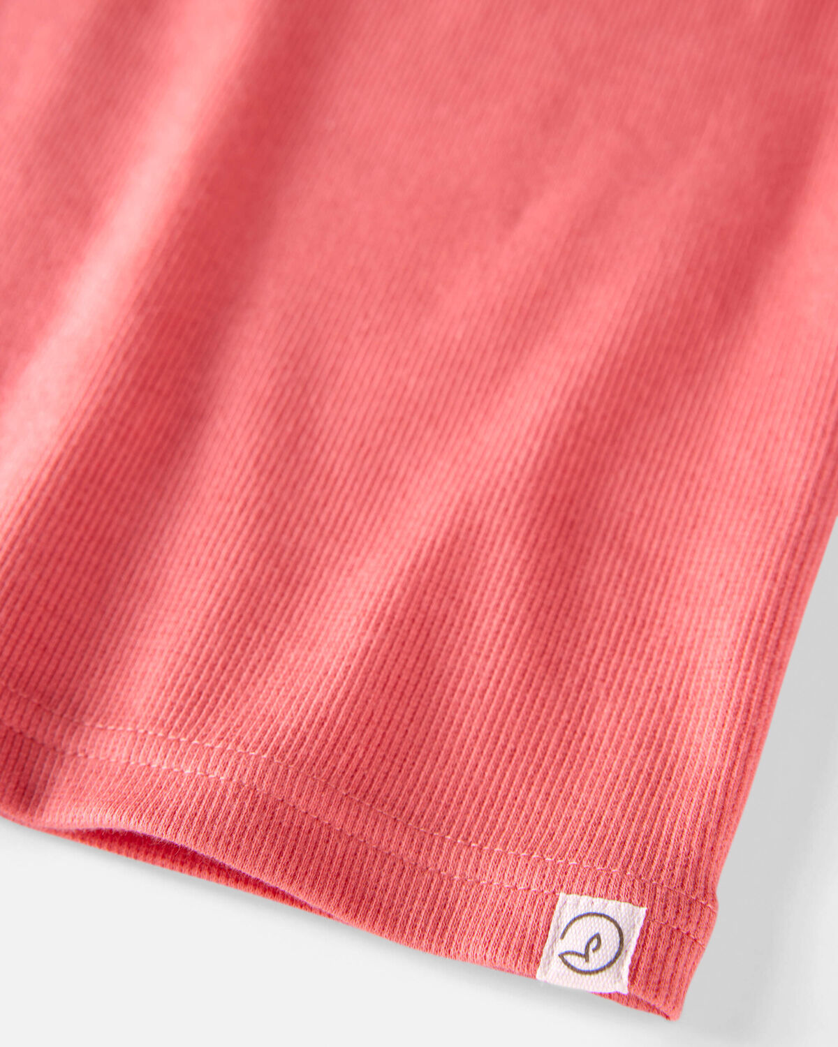 Toddler Organic Cotton Ribbed Pajamas Set