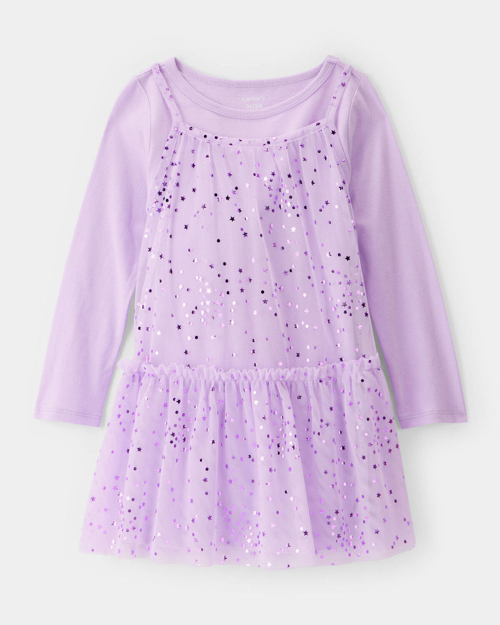 Toddler Girl Star Princess Tulle Dress