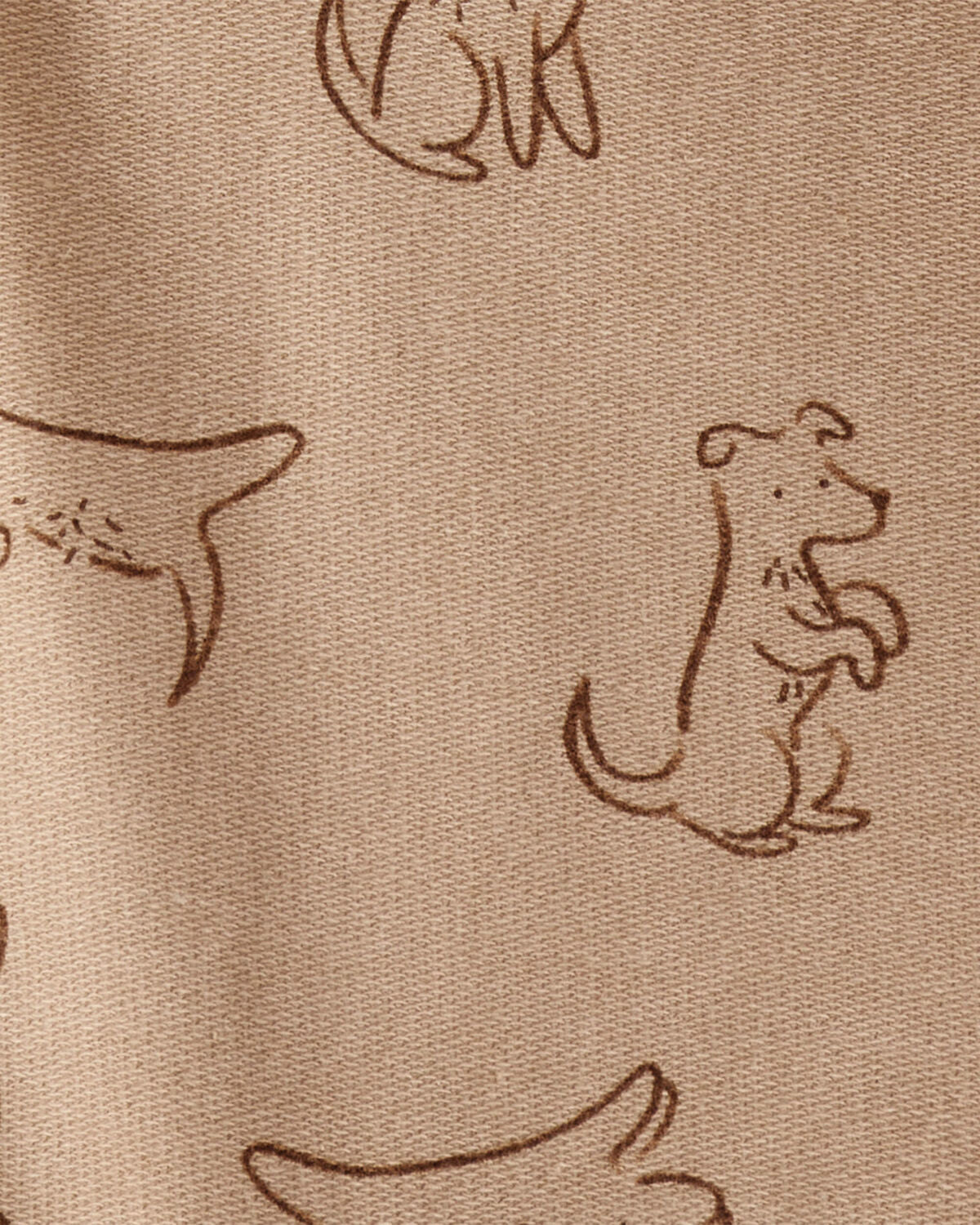 Toddler Boy Dog French Terry Long-Sleeve Tee & Pant Set