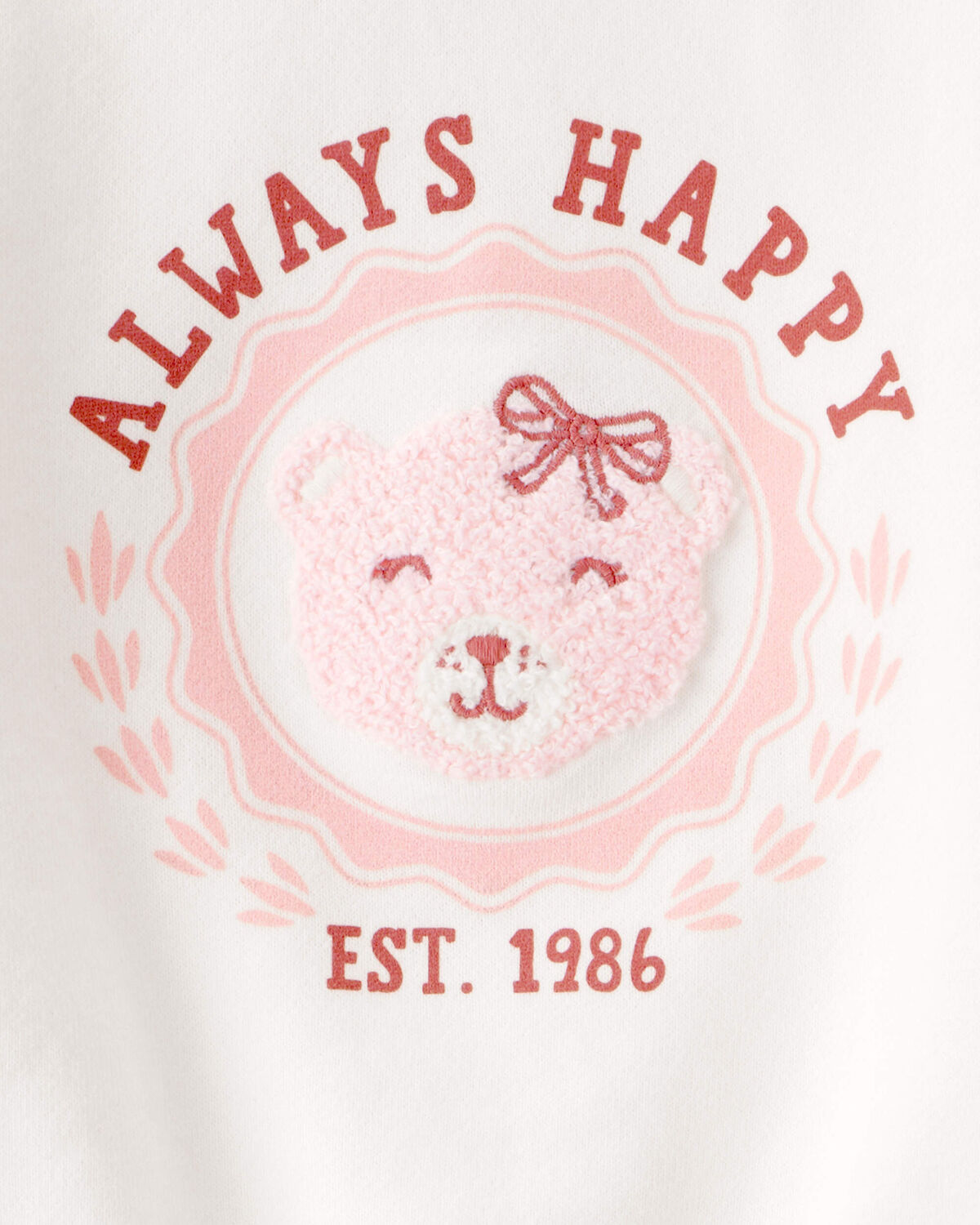 Toddler Girl Bear Short-Sleeve Fashion Top