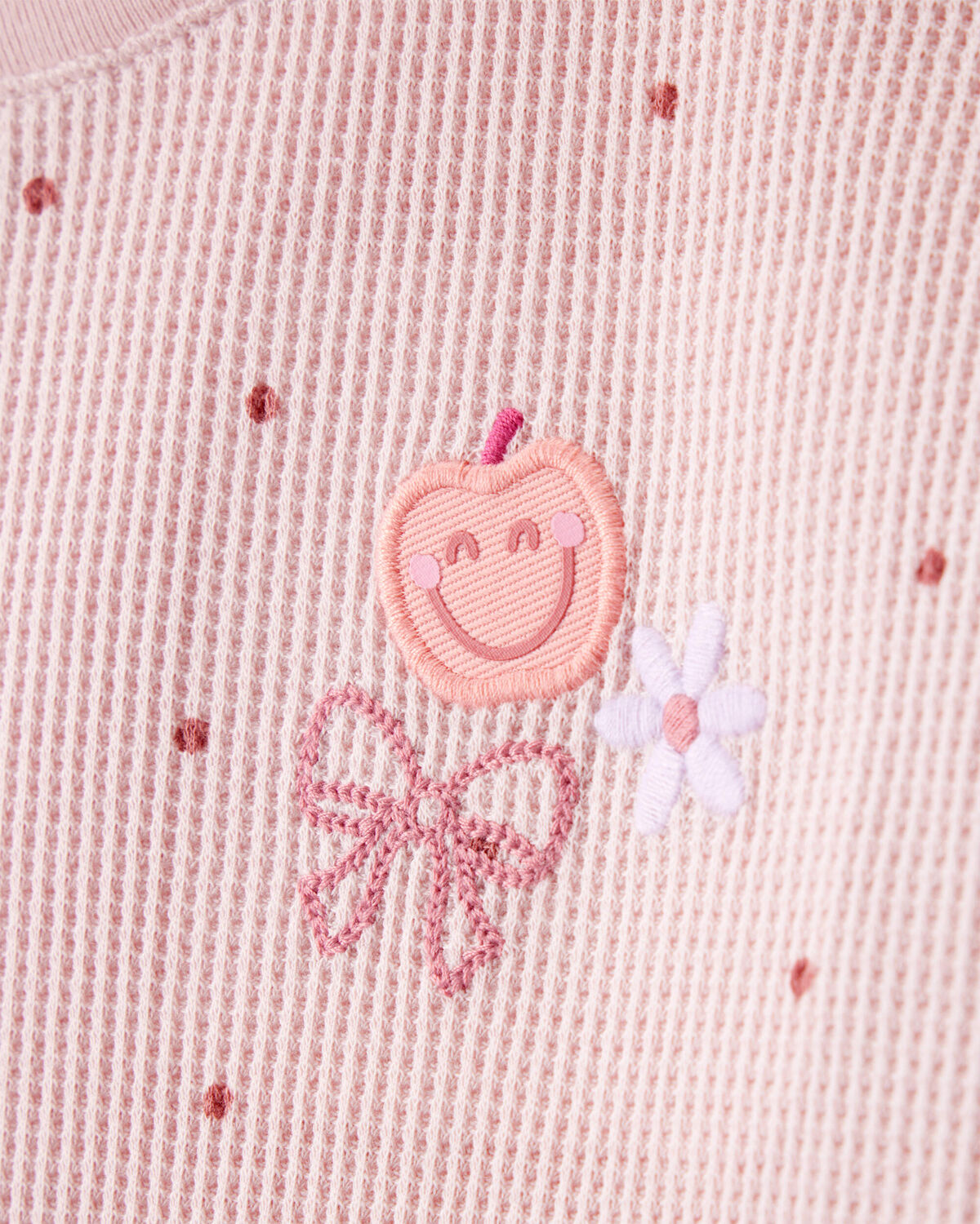 Toddler Girl Polka Dot Short-Sleeve Top