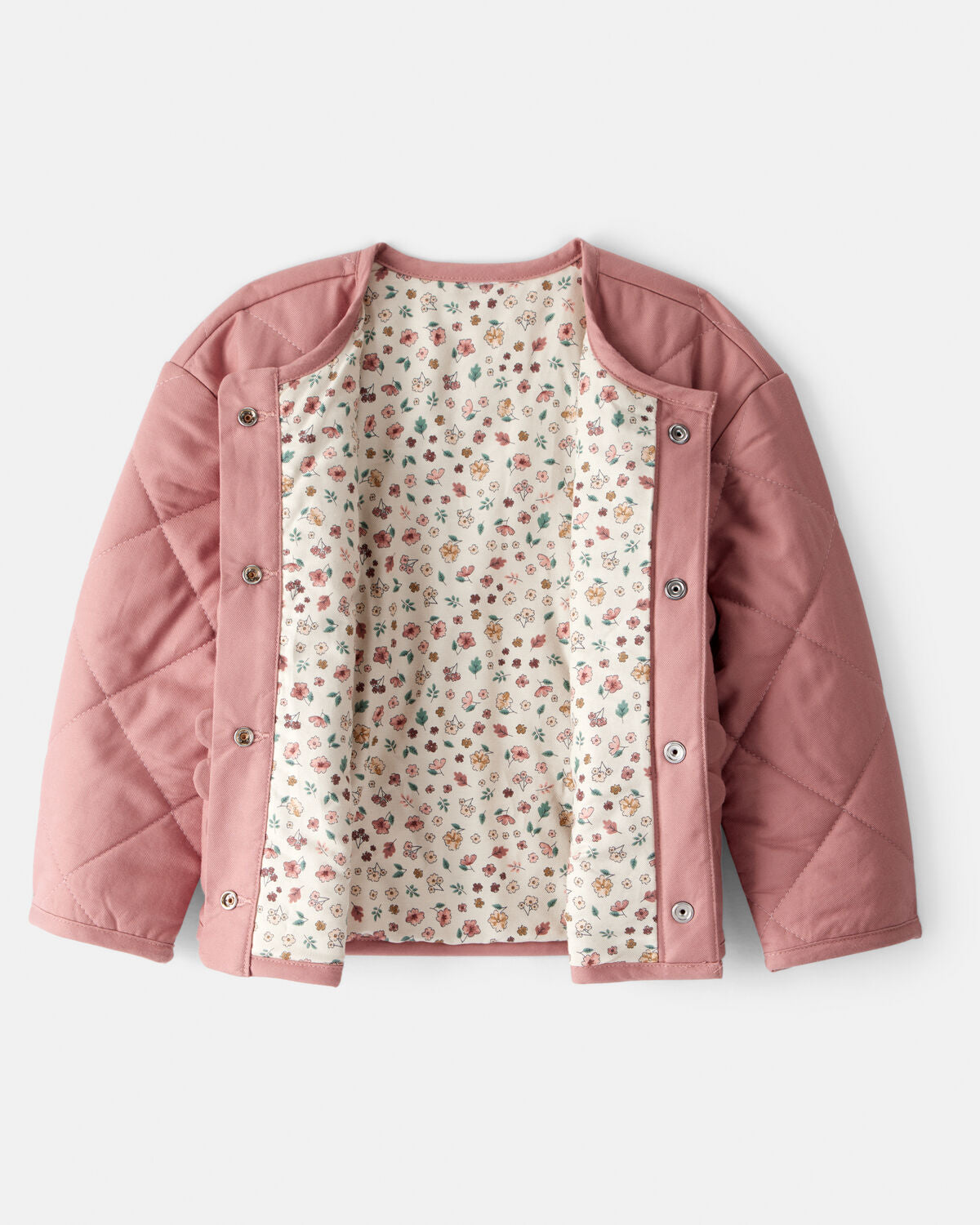 Toddler Girl Quilted Long-Sleeve Fashion Jacket