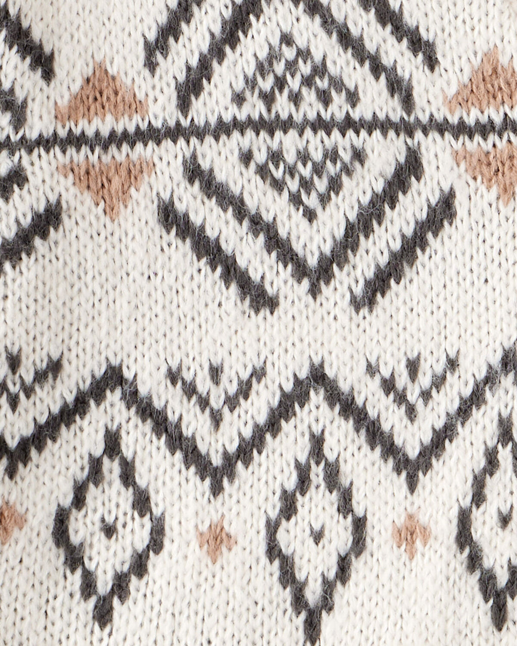 Toddler Girl Fair Isle Long-Sleeve Cardigan Sweater