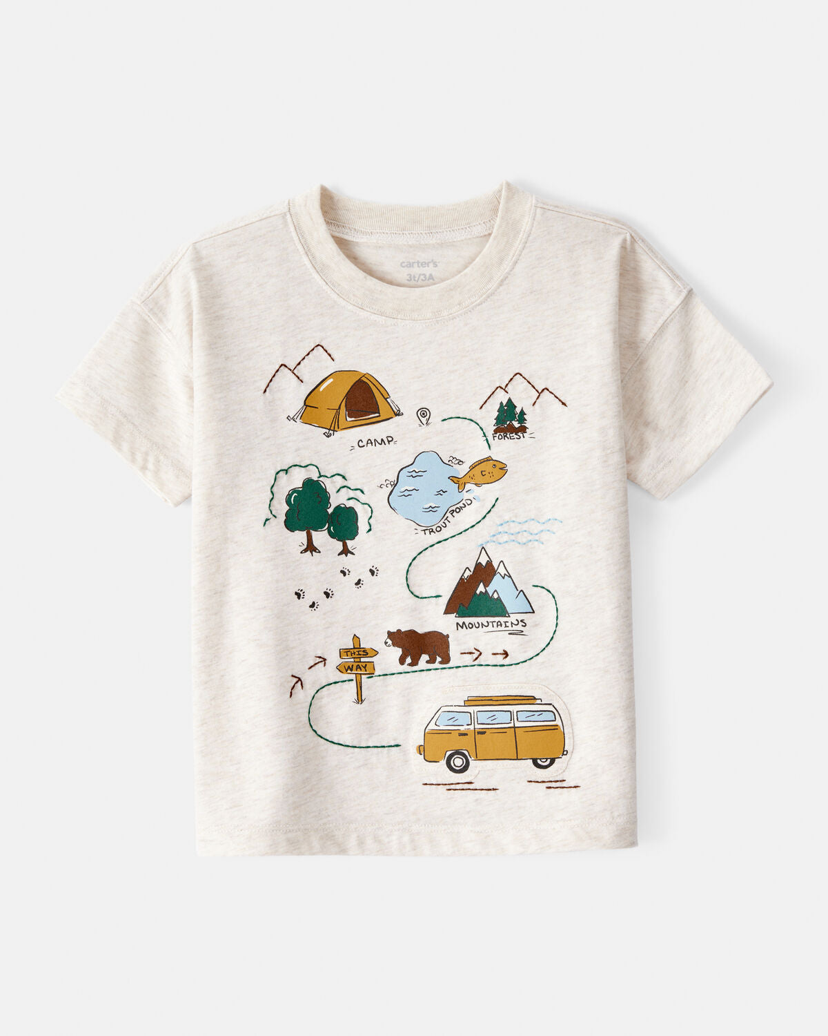 Toddler Boy Camping Short-Sleeve Graphic Tee
