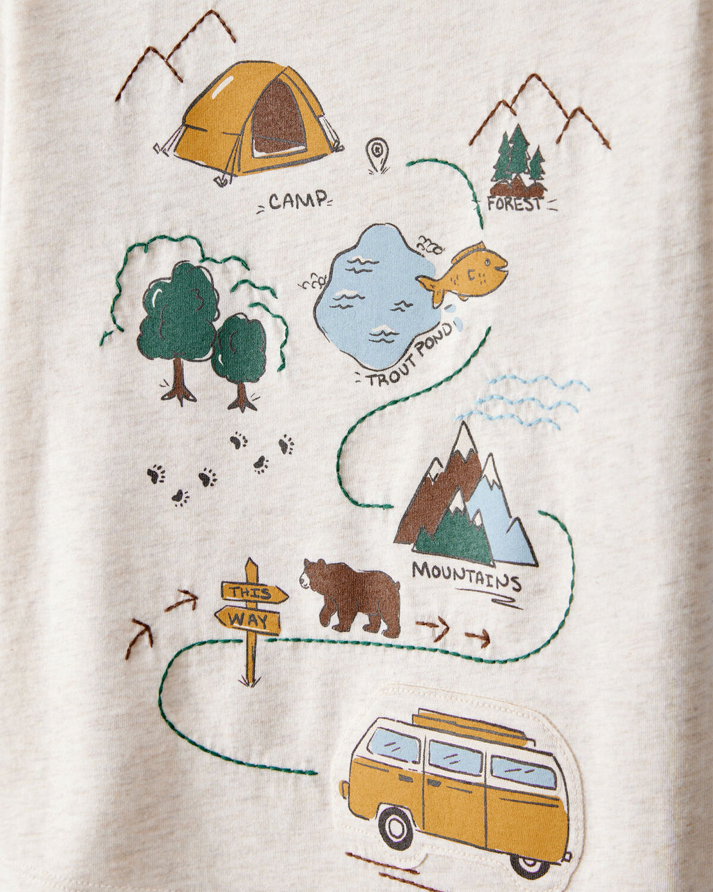Toddler Boy Camping Short-Sleeve Graphic Tee