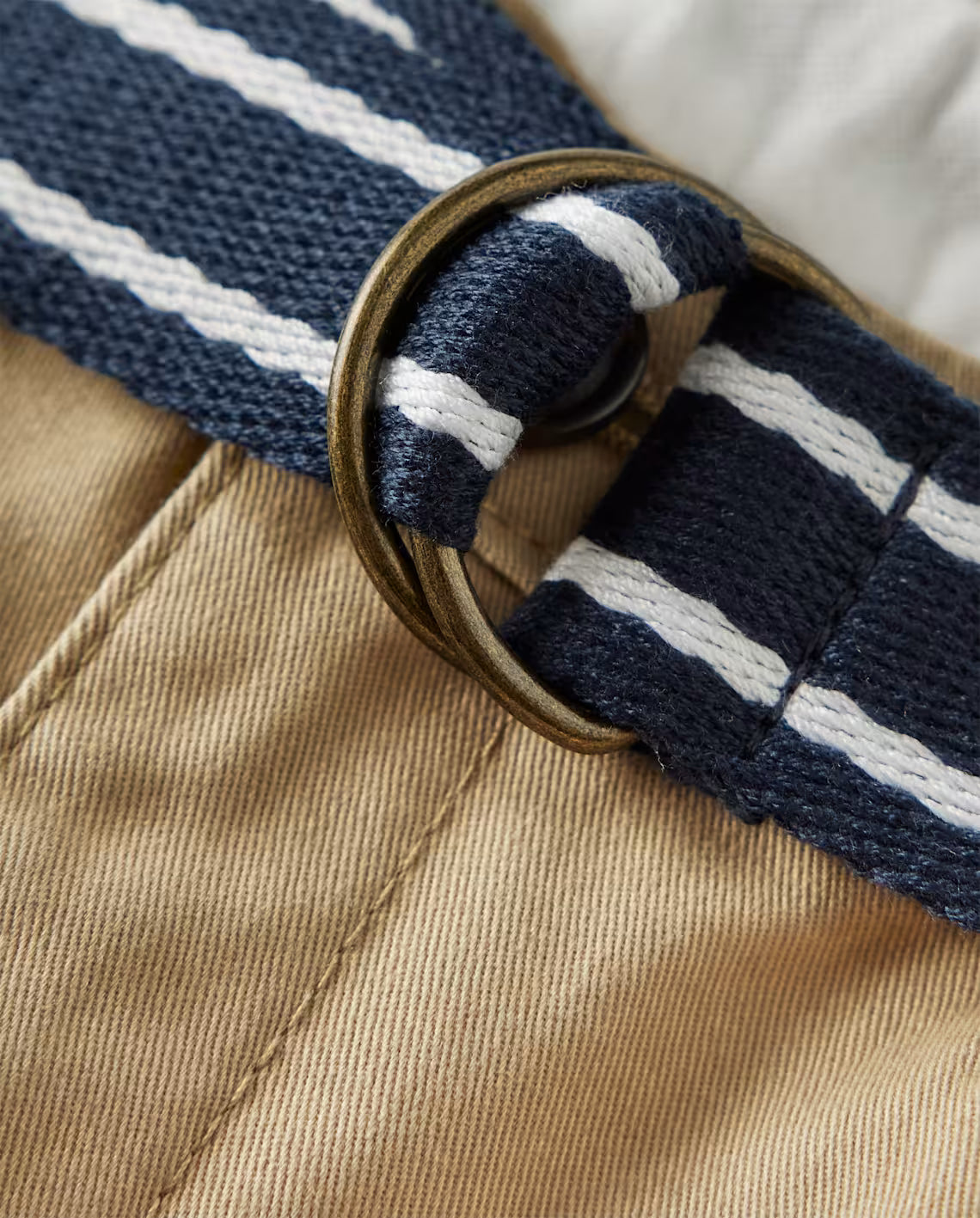 Boys Wrinkle-Resistant Belted Chino Shorts