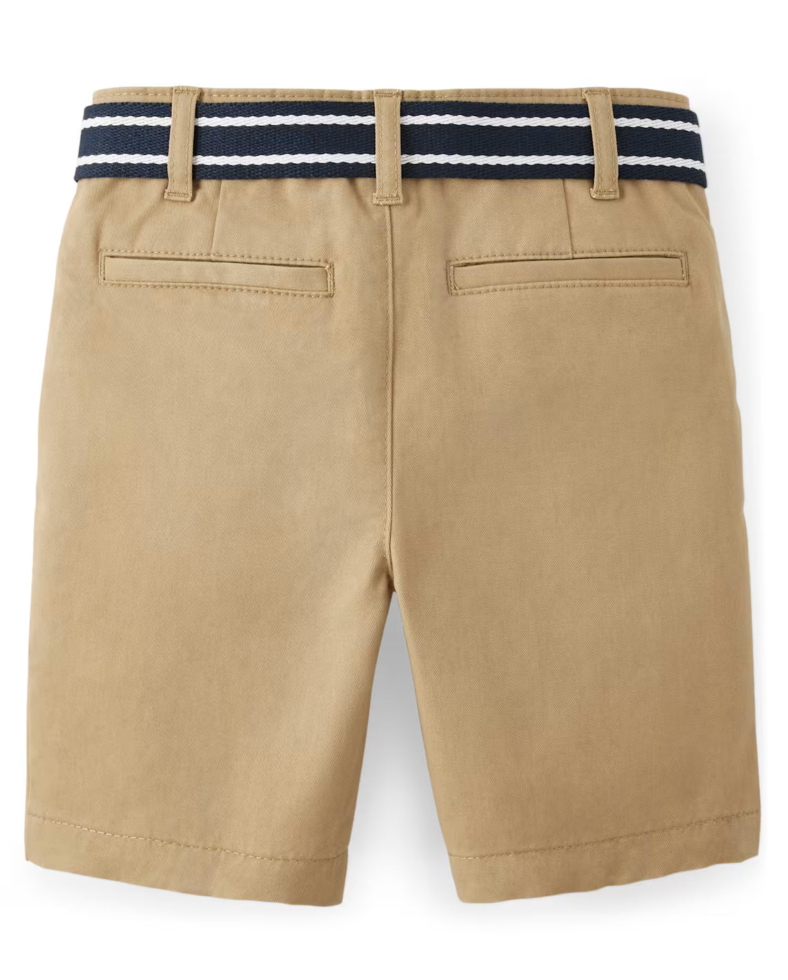 Boys Wrinkle-Resistant Belted Chino Shorts