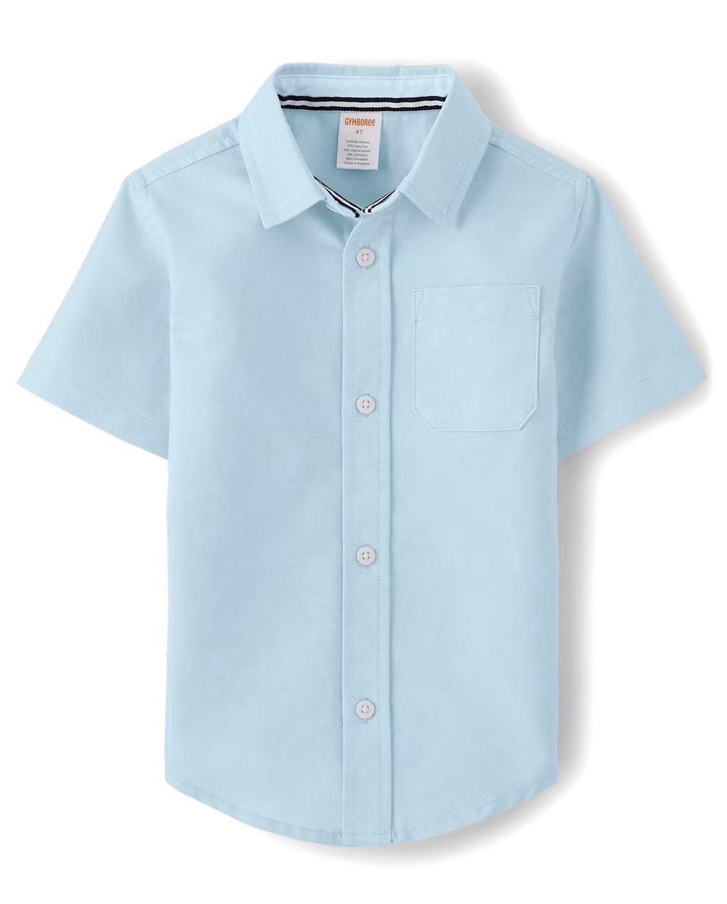 Boys Wrinkle-Resistant Oxford Button Up Shirt