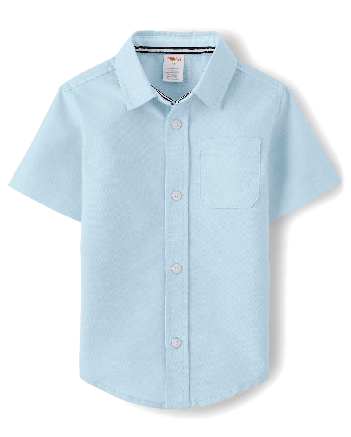 Boys Wrinkle-Resistant Oxford Button Up Shirt