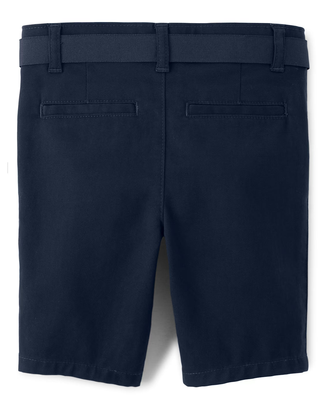 Girls Bow Belted Chino Shorts