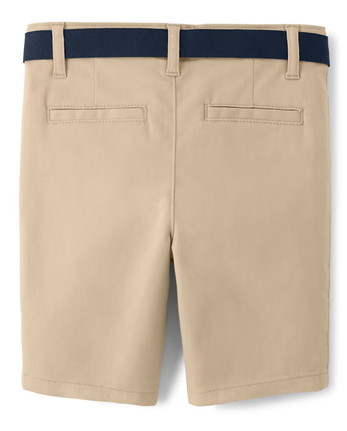 Girls Bow Belted Chino Shorts