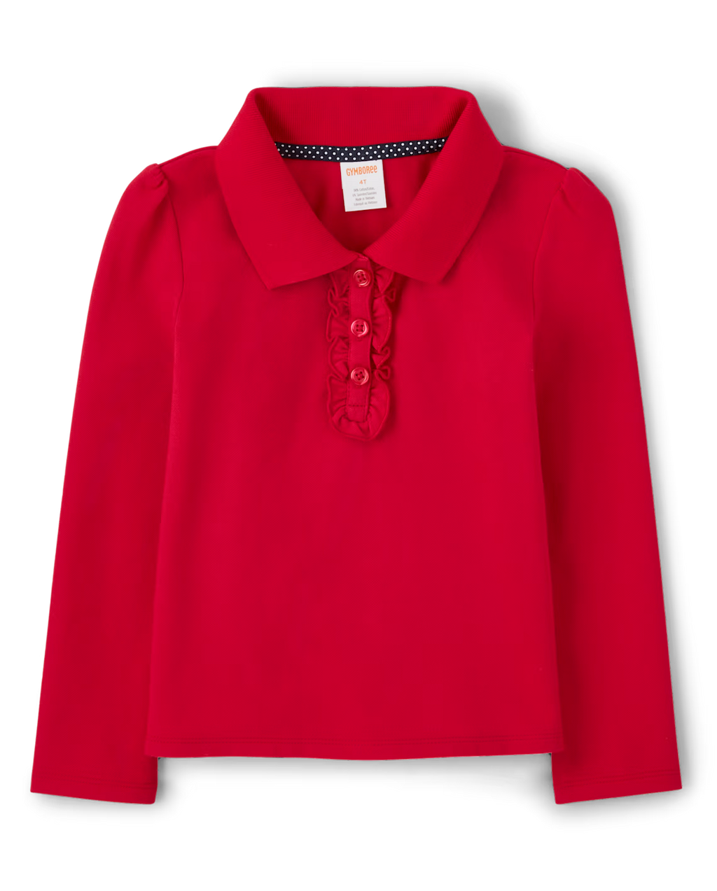 Girls Ruffle Polo