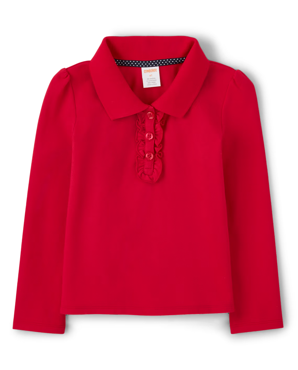 Girls Ruffle Polo