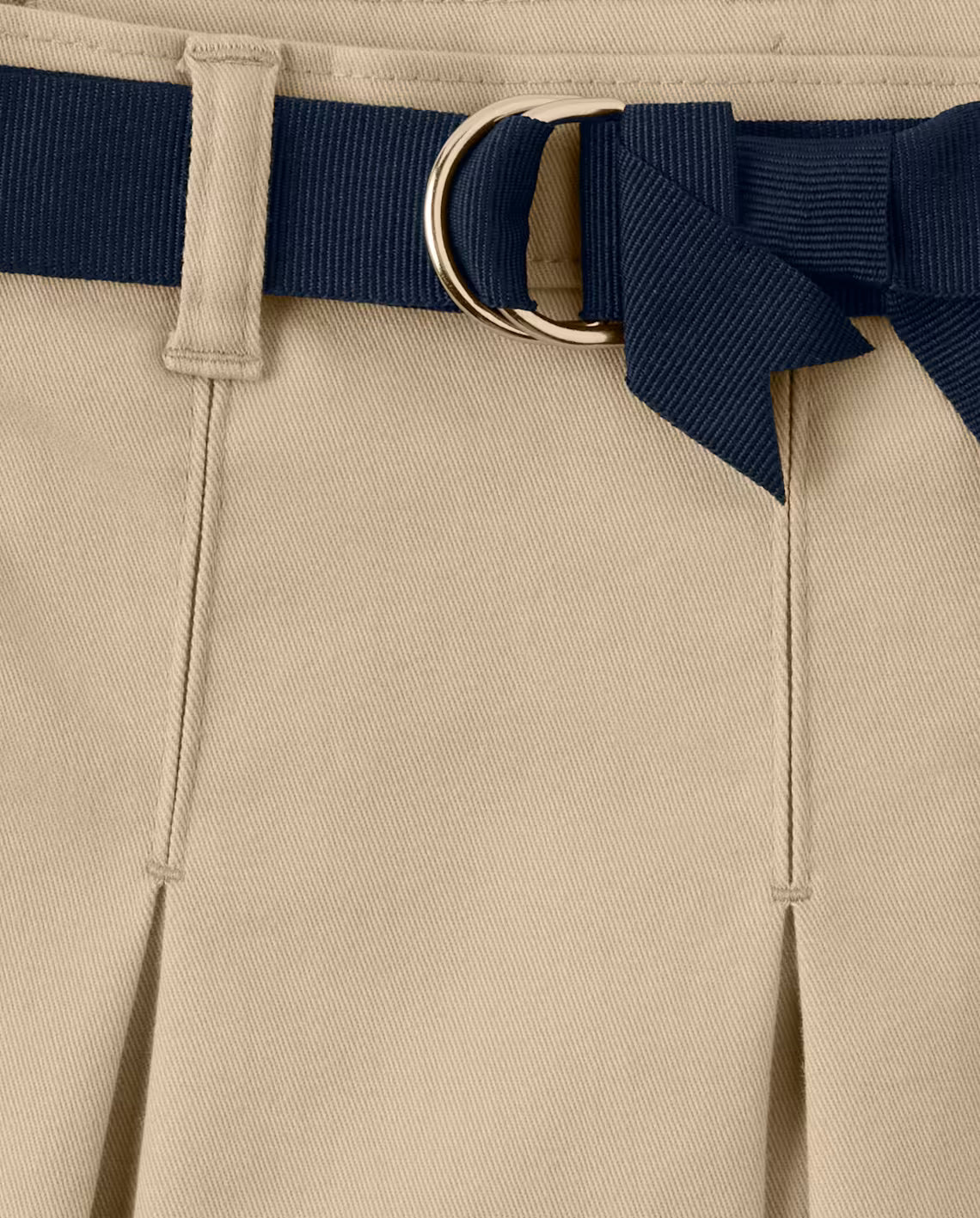 Girls Pleated Belted Skort