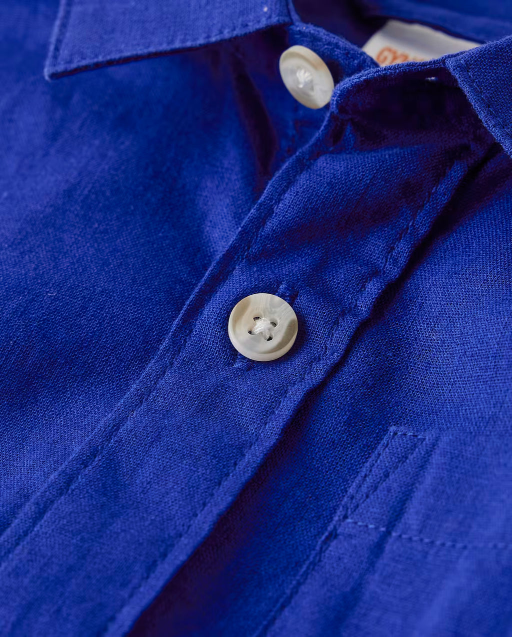 Kids Linen-Blend Button Up Shirt