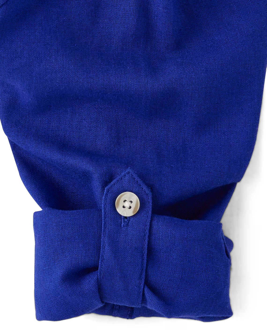 Kids Linen-Blend Button Up Shirt