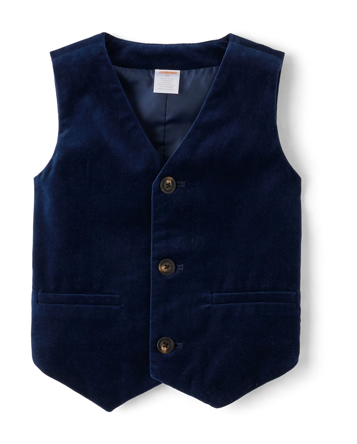 Boys Velvet Suit Vest