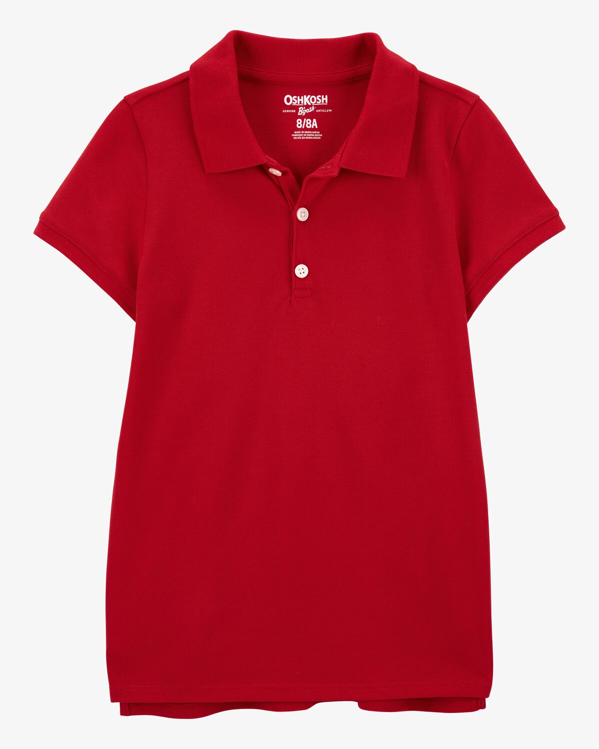 Girls Piqué Polo Shirt