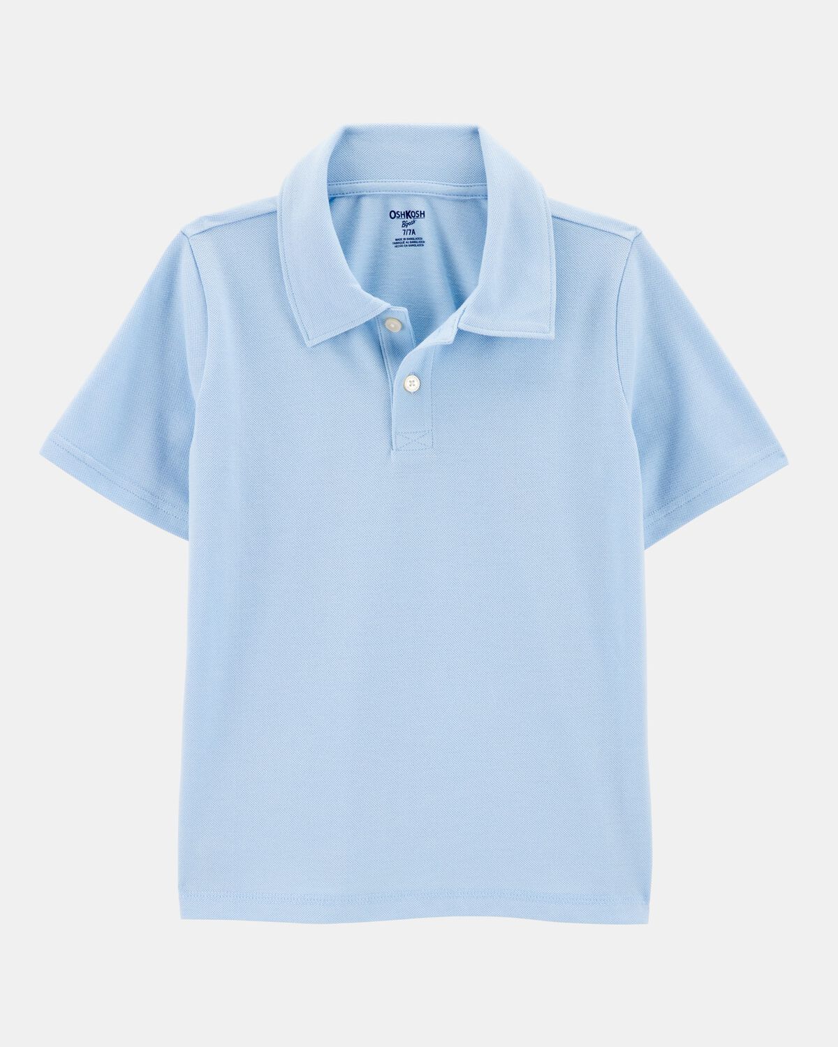 Boys Pique Uniform Polo Shirt