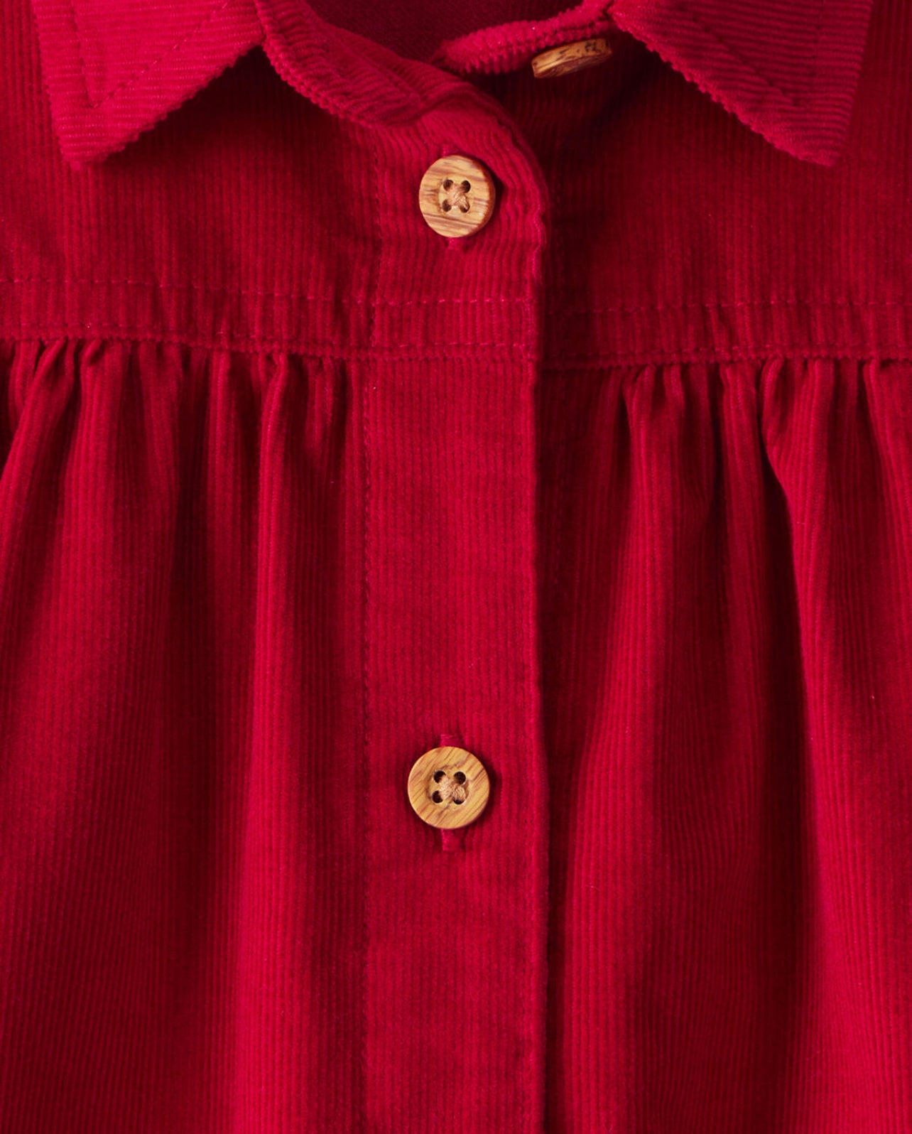 Baby Girl Corduroy Long-Sleeve Dress