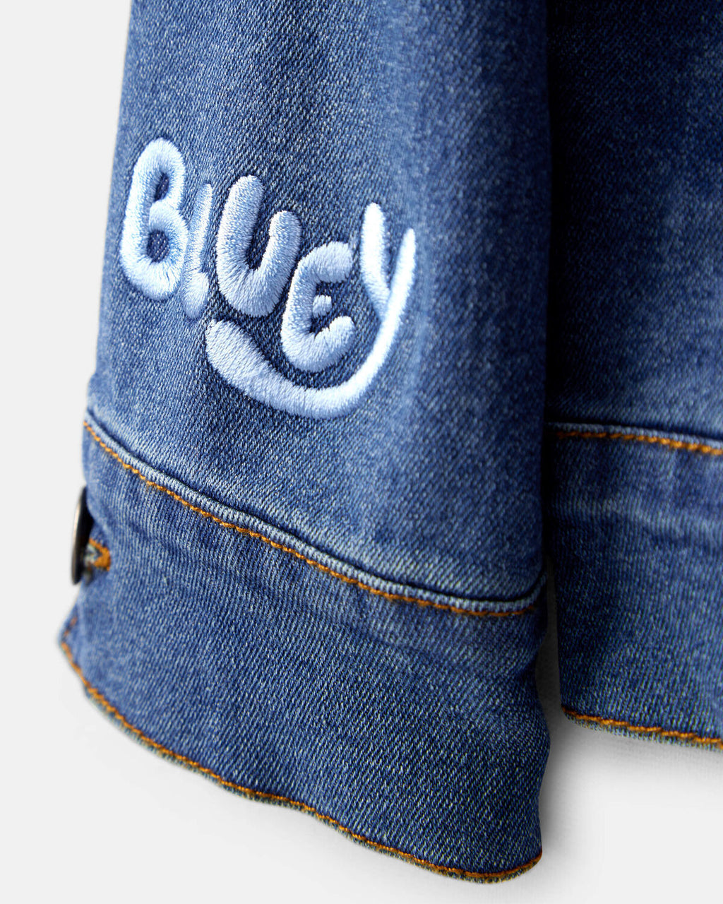 Toddler Bluey Denim Jacket - Medium Wash