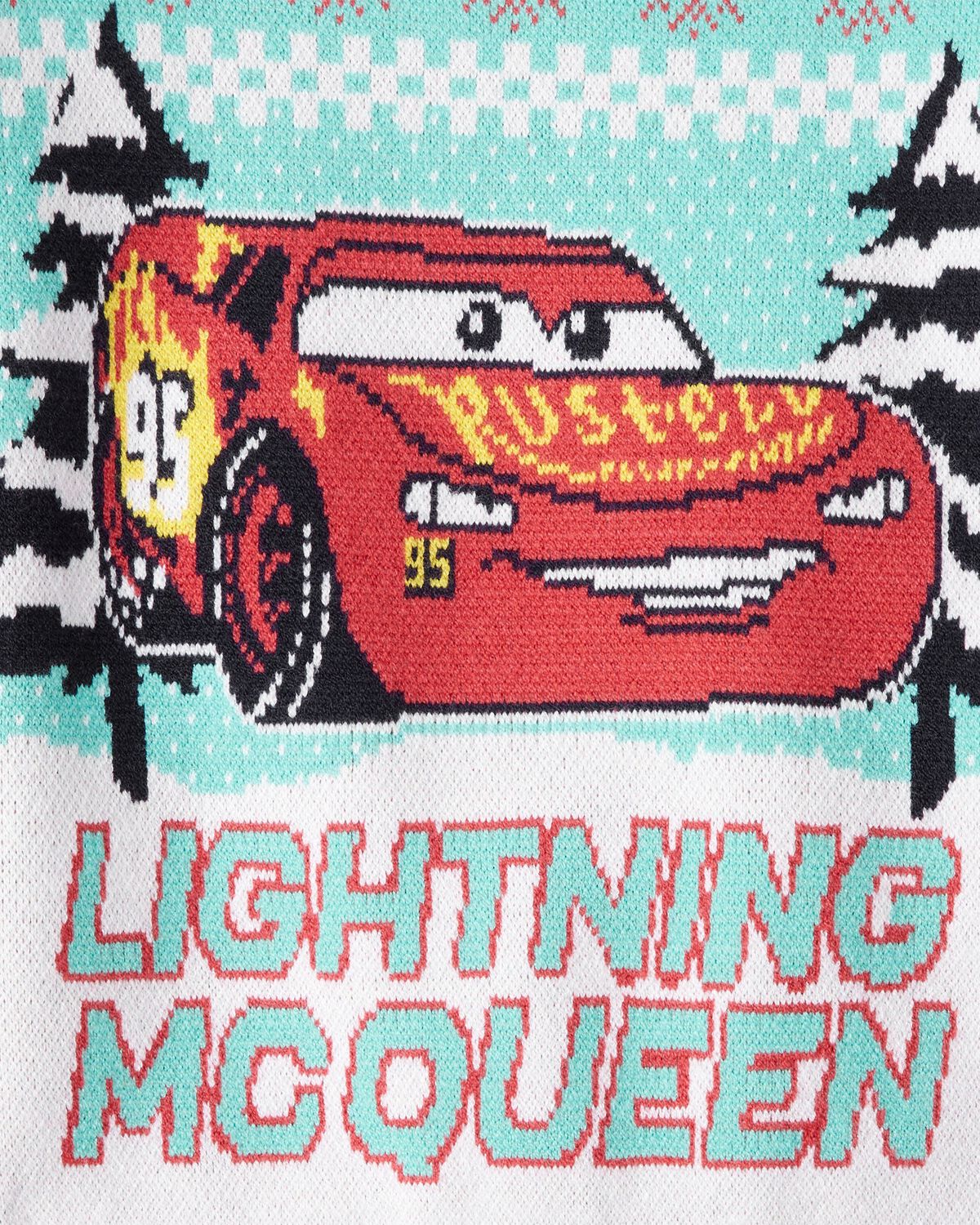 Toddler Boy Cars Lightning McQueen Christmas Sweater