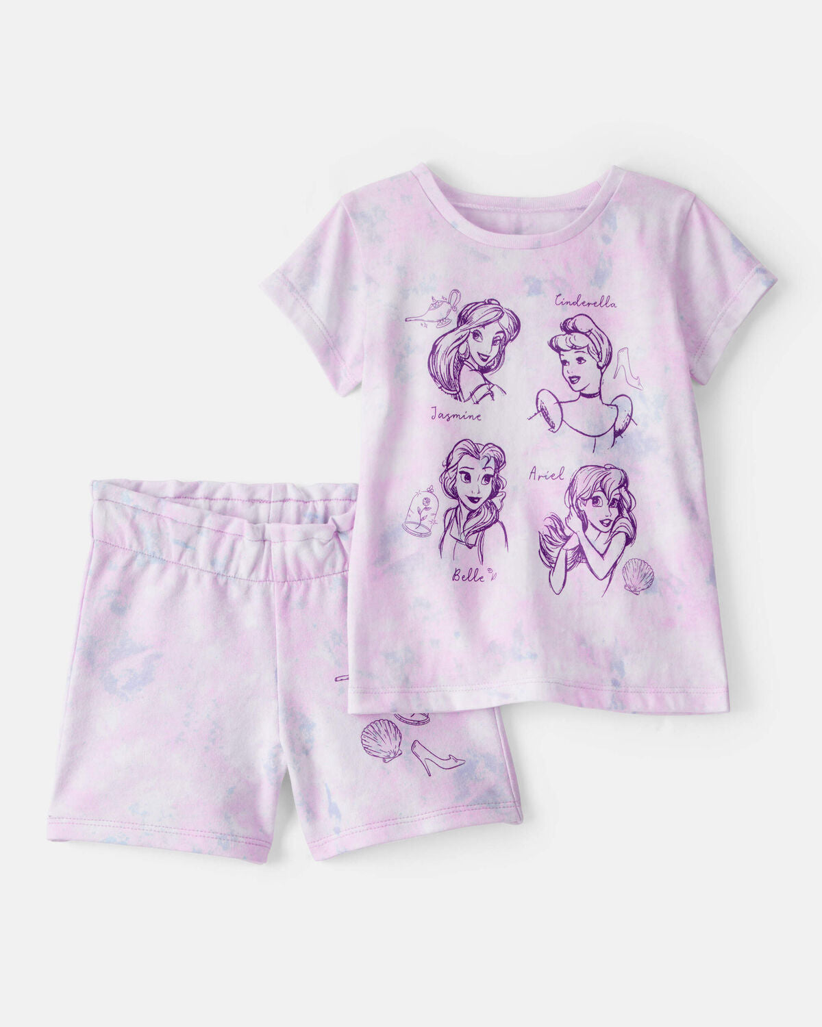 Baby Girl 2-Piece Disney Princess Outfit Set