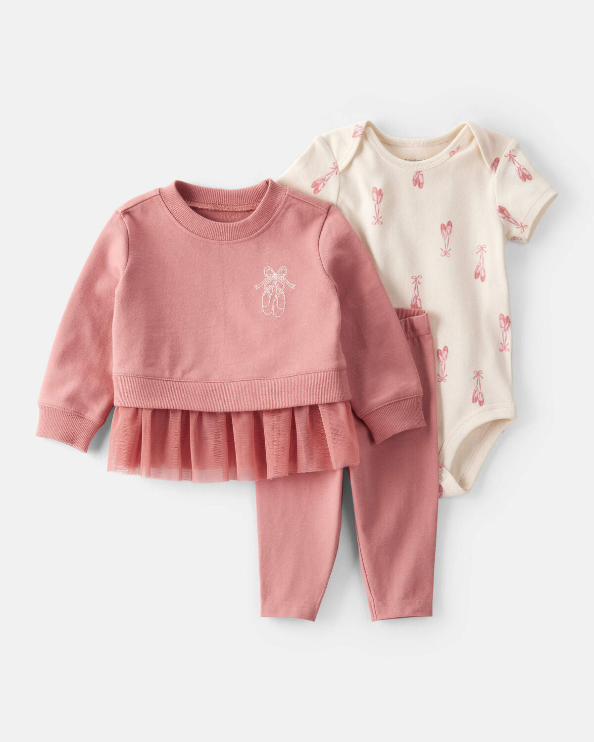 Baby 3-Piece Ballet Little Pullover Set