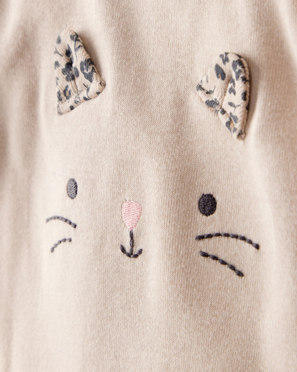 3-Piece Cheetah Print Long-Sleeve Bodysuit & Pant Set