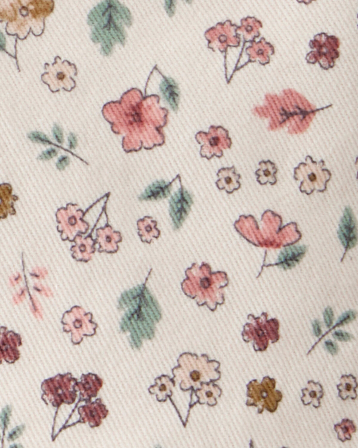 Toddler Girl Floral Print Cotton Skirt