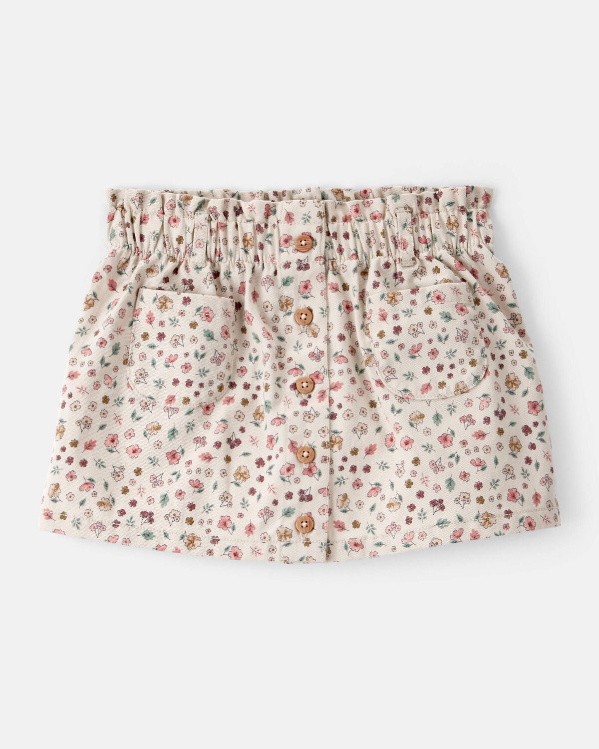 Toddler Girl Floral Print Cotton Skirt