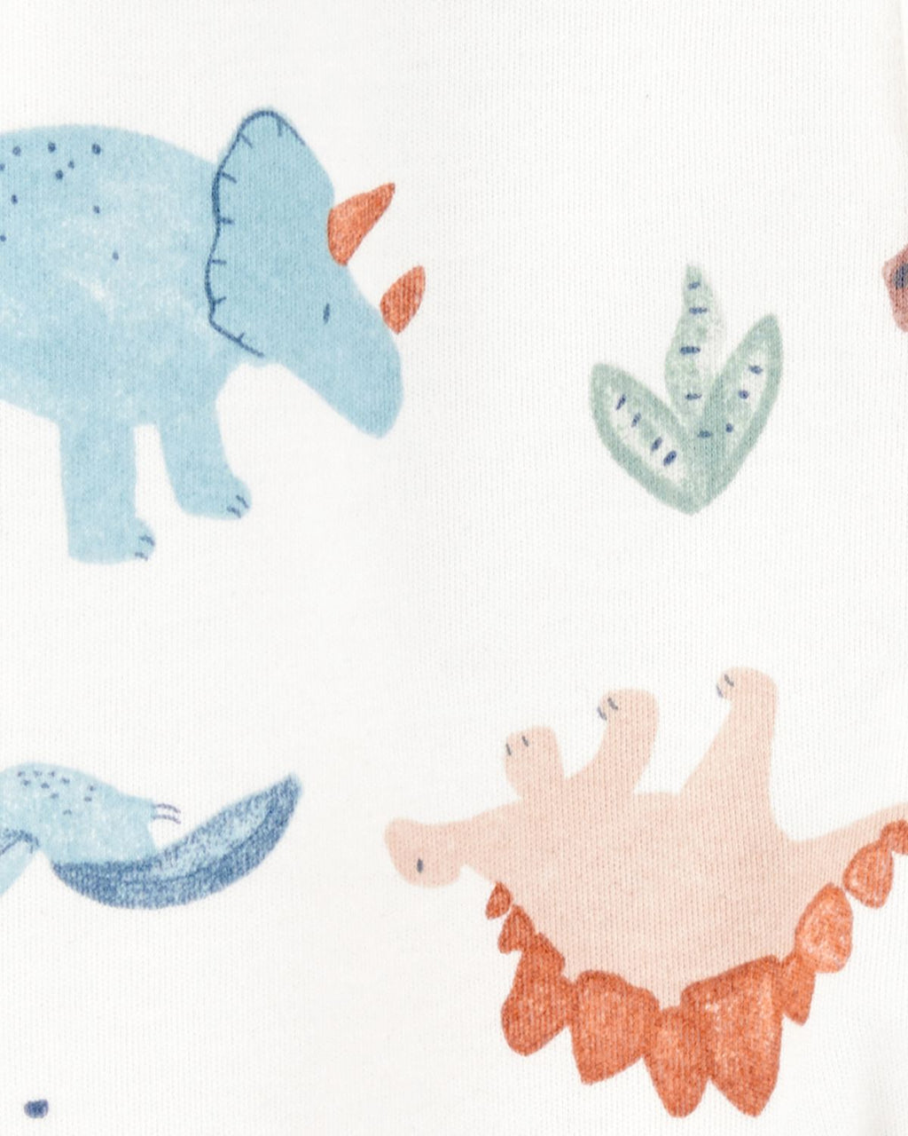 Baby Boy Dinosaur 2-Way Zip Cotton Sleep & Play Pajamas