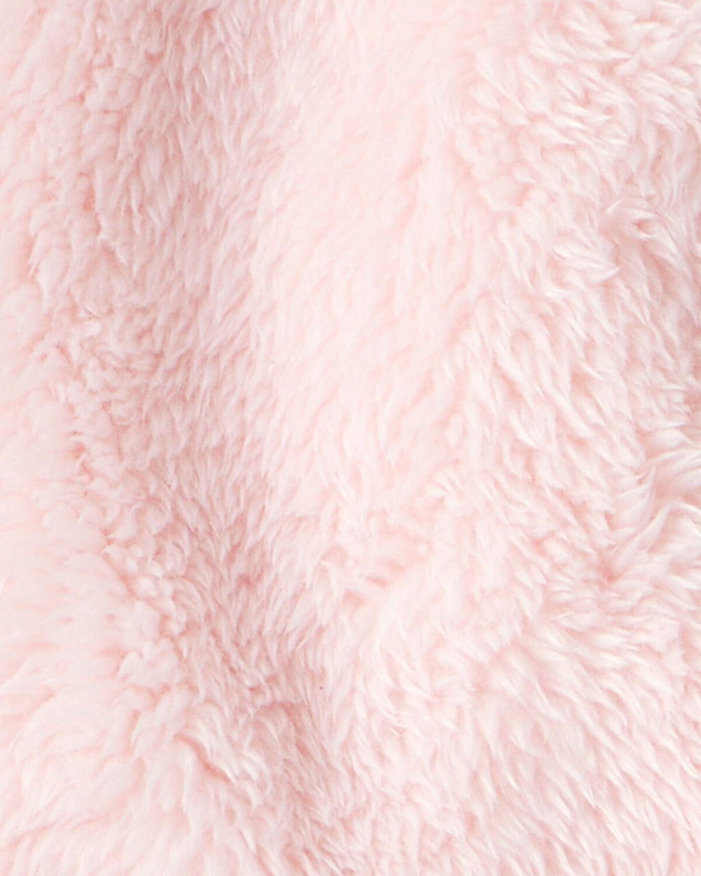 Baby Girl Sherpa Long-Sleeve Hooded Zip-Up Jacket